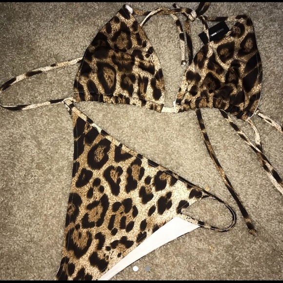 fashion nova leopard bikini